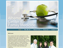 Tablet Screenshot of albemarlecenter.com